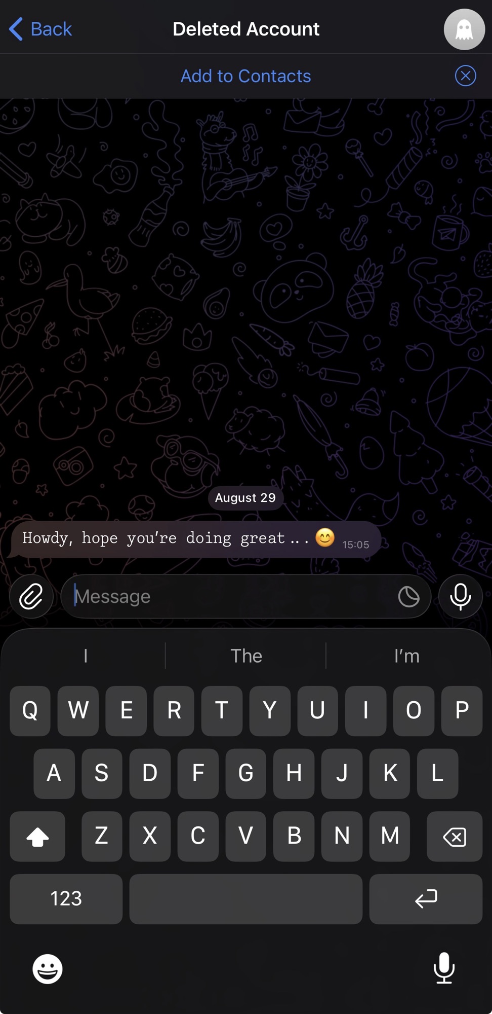 Telegram Two-Step Verification setup screen