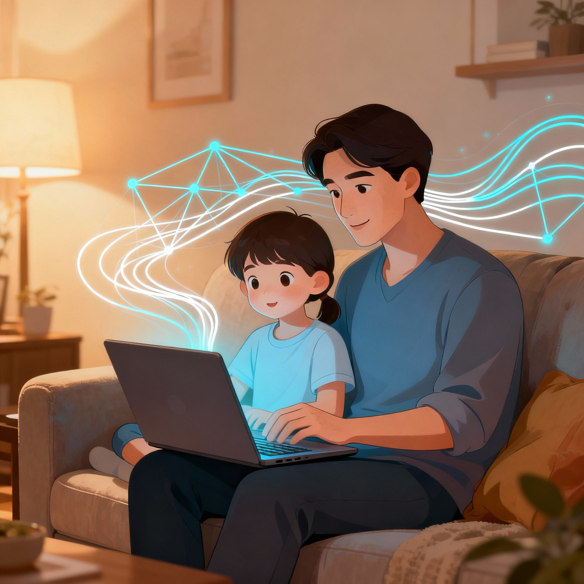 Illustration of person accidentally discovering unsafe web content