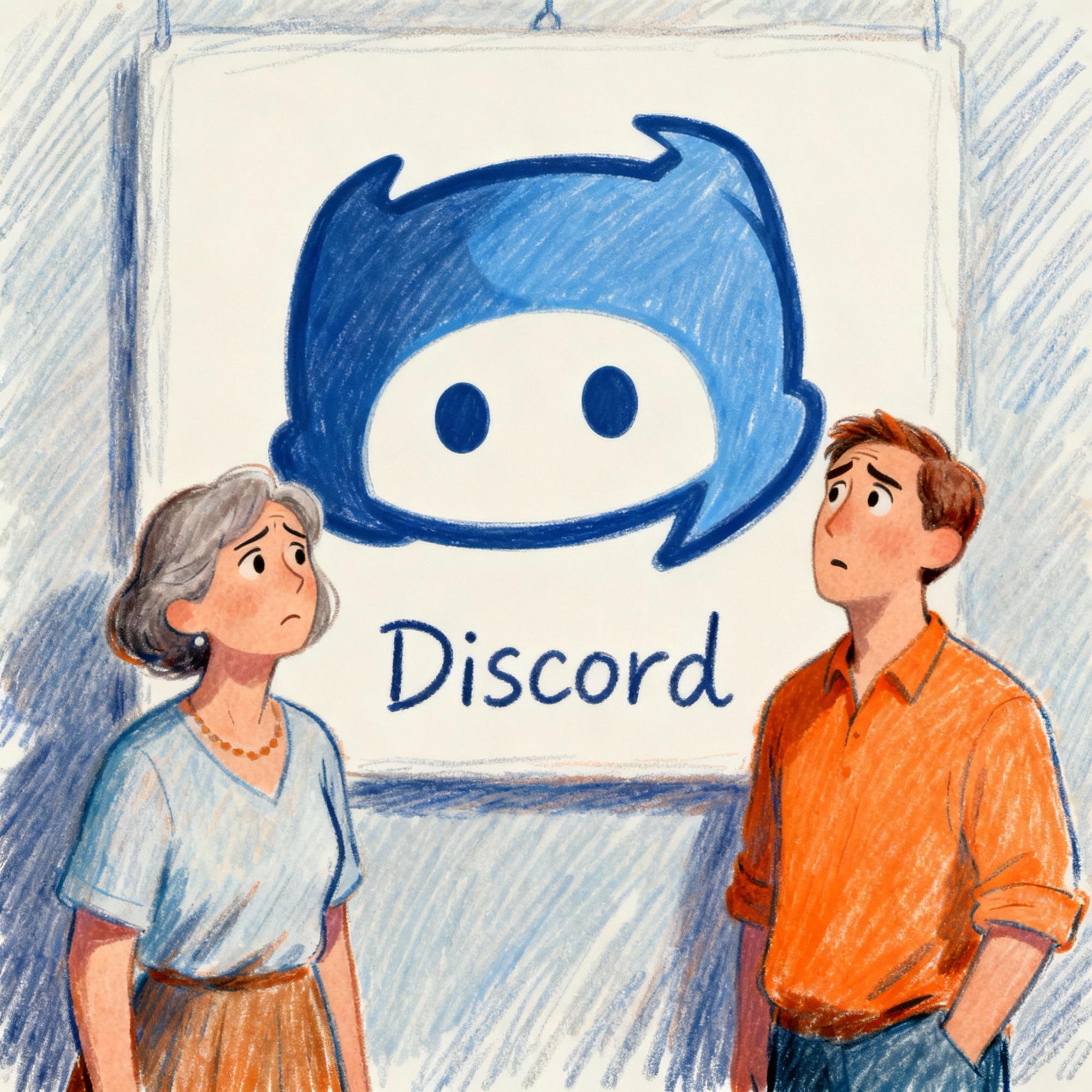 Parent and teenager learning about Discord together on a laptop