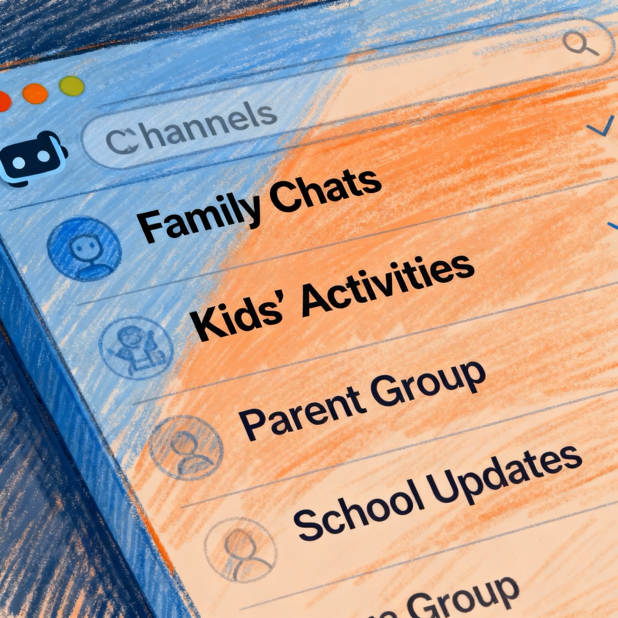 Parent and teen discussing online safety at a kitchen table