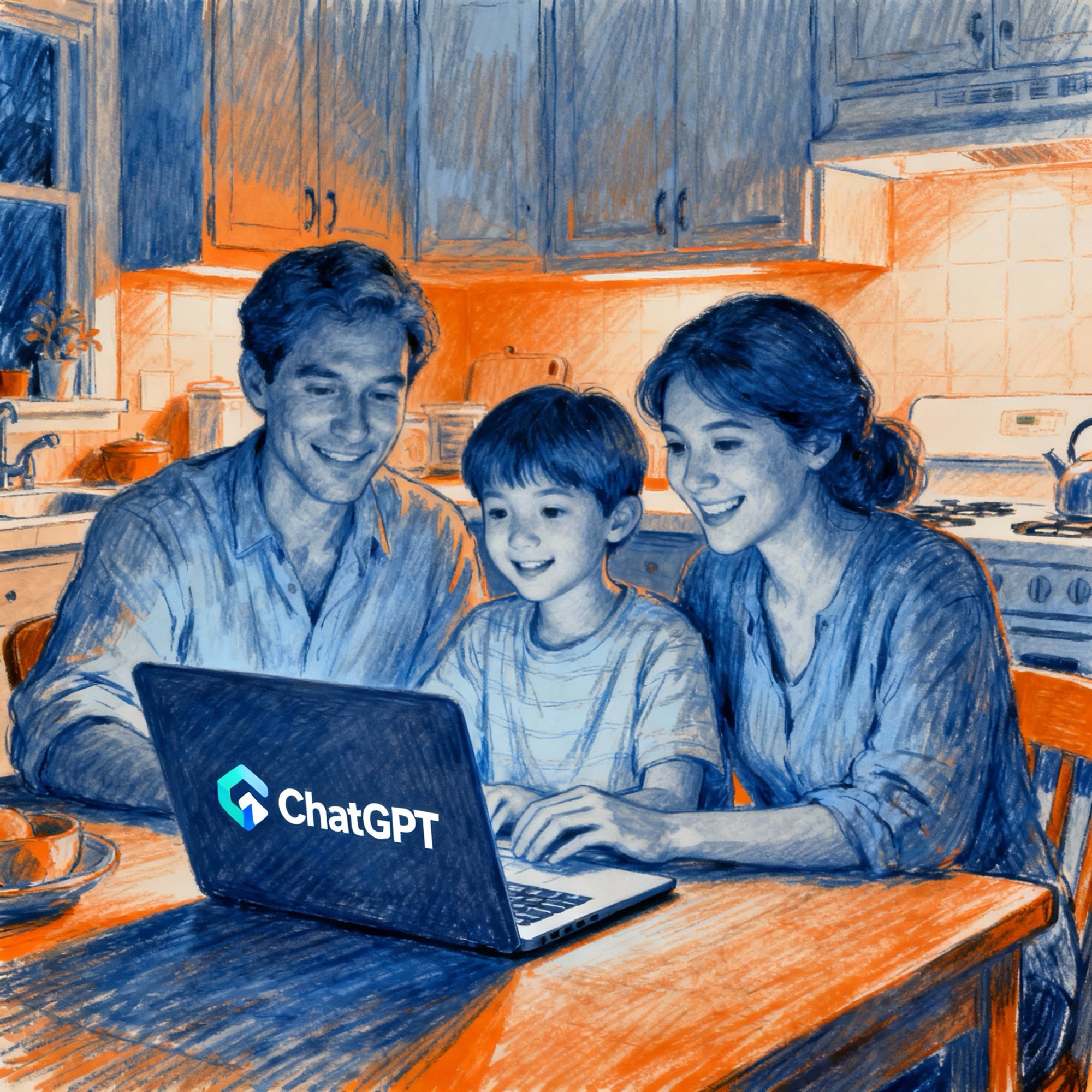 Selection of AI apps and assistants displayed on devices